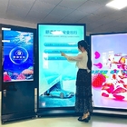 85 75" 55 Inch Indoor Slim Bezel Lcd Tv 4k Digital Signage And Displays Advertising Screen Display Ultra-Narrow Vide